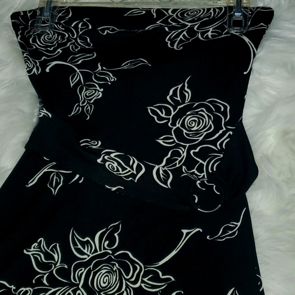 Black tube dress